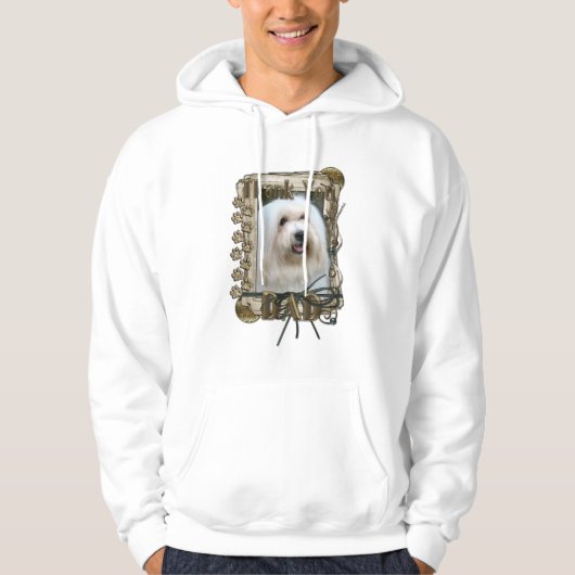 Dank je - Stone Paws - Coton de Tulear - Pap Hoodie (Voorkant)