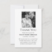 Dank je, Sympathiekaart, verlies Bedankkaart (Voorkant)