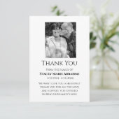 Dank je, Sympathiekaart, verlies Bedankkaart (Staand voorkant)