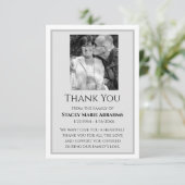 Dank je, Sympathikaart, Verlies Hartelijk dank Bedankkaart (Staand voorkant)