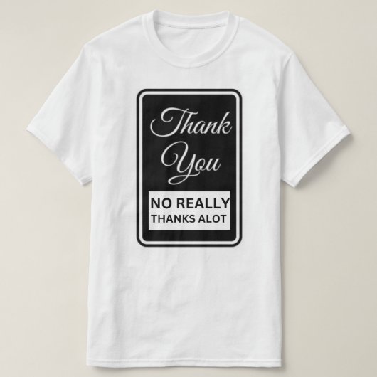 Dank je t-shirt (Design voorkant)