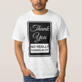Dank je t-shirt (Voorkant)