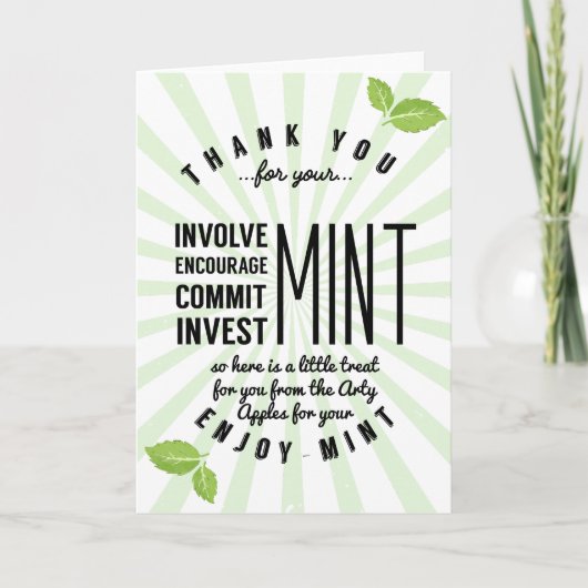 DANK JE TEACHER KAART (Voorkant)