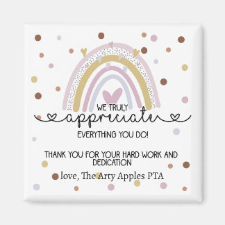 dank je teamteam cadeau magnet