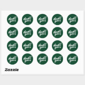 Dank je Texas stijl! Ronde Sticker (Vel)