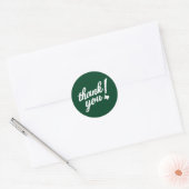 Dank je Texas stijl! Ronde Sticker (Envelop)