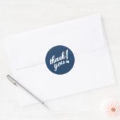 Dank je Texas stijl! Ronde Sticker (Envelop)