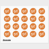 Dank je Texas stijl! Ronde Sticker (Vel)