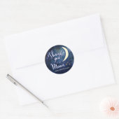 Dank je tot de Maan Sticker (Envelop)