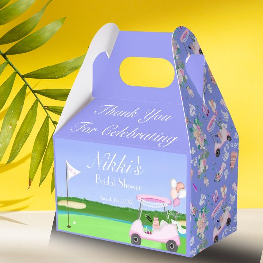 Dank je Trouw Bruid Golf Bruidsmeisjes Bruiloft Br Bedankdoosjes