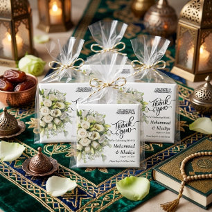 Dank je Trouwboeket Bloem Nikah Walima Magneet