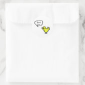 Dank je Tweet Bird Sticker (Tas)