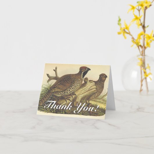 "Dank je!", Two Birds Wenskaart Kaart (Gele Bloem)