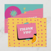 Dank je - UW AANWEZIGHEID IS EEN ZEGENING Briefkaart (Voorkant / Achterkant)