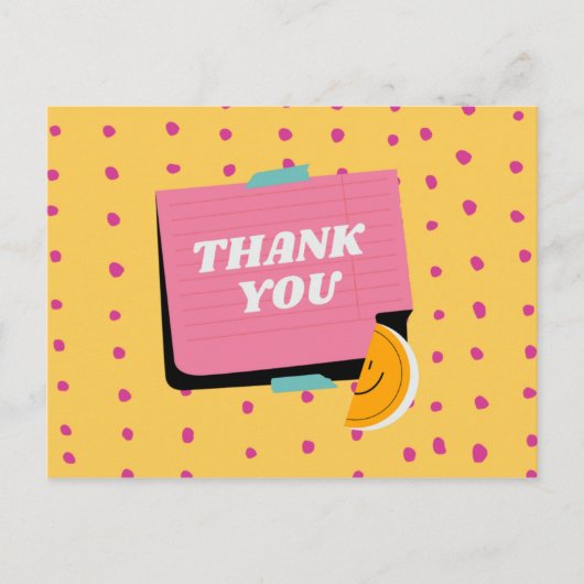 Dank je - UW AANWEZIGHEID IS EEN ZEGENING Briefkaart (Voorkant)