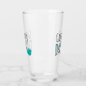 Dank je vader vader van de Groom Fun Modern Pipe Glas (Links)