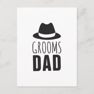 Dank je vader van de Groom Dad Bridal Party Briefkaart