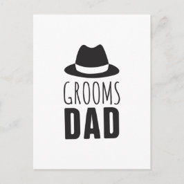 Dank je vader van de Groom Dad Bridal Party Briefkaart