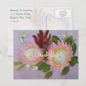 Dank je van Zuid-Afrikaanse Proteas Briefkaart (Voorkant / Achterkant)