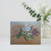 Dank je van Zuid-Afrikaanse Proteas Briefkaart (Staand voorkant)