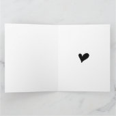 Dank Je Vanuit de Diepte van Mijn Hart Minimalisti Bedankkaart (Binnen)