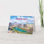 Dank je vanuit Las Vegas V 3.0 Bedankkaart (Voorkant)