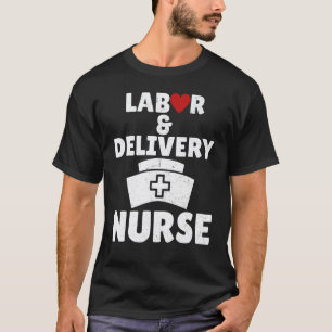 Dank je Verloskundige en Verpleegkundige L&D Verpl T-shirt