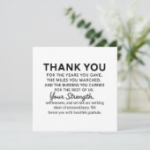 Dank je Veteraan  Kaart (Staand voorkant)