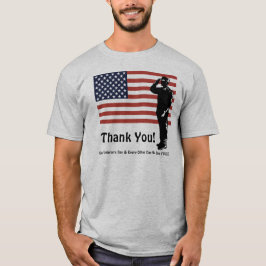 Dank je! Veteranen Dag Elke Dag Leven we VRIJ T-shirt