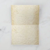 dank je vintage versieringen kaart (Binnen)