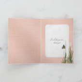 dank je vlinder voor de pufbloem bedankkaart (Binnen)