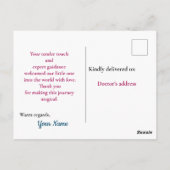 Dank Je, VOG Dokter Briefkaart (Achterkant)