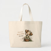 Dank je voor alles, mama! grote tote bag (Voorkant)