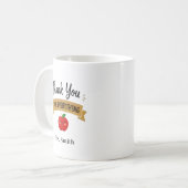 Dank je voor alles Persoonlijk Koffiemok (Voorkant links)