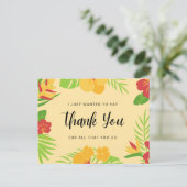 Dank je voor alles wat je doet briefkaart (Staand voorkant)