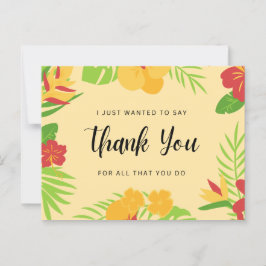 Dank je voor alles wat je doet briefkaart