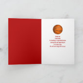 Dank je voor Basketball Coach Kaart (Binnen)