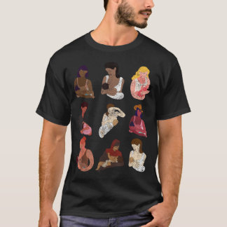 Dank Je Voor Borstvoeding Peer Counselor Lactatie T-shirt