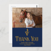 Dank je voor de afstudeerkaart van de Veterinaire  Briefkaart (Voorkant / Achterkant)