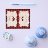 Dank je voor de babyborrel voor de lieve houthakke flyer (Enkel)