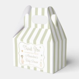 Dank je voor de Dwaze Gans Baby Shower Bedankdoosjes