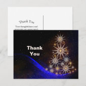 Dank je voor de Kerstboom van sterren Briefkaart (Voorkant / Achterkant)