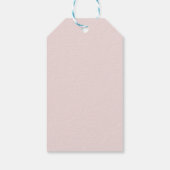 Dank je voor de konijn babyshower cadeaulabel (Achterkant)