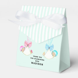 Dank je voor de Twins Baby Shower Bedankdoosjes