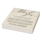 Dank je voor deze speciale trouwdag rubberstempel (Stempel)