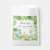 Dank je voor Dinosaurus Baby Shower Bedankzakje (Voorkant)