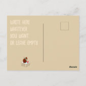 Dank je voor een pe-perfect feestje grappige peer  briefkaart (Achterkant)