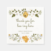 Dank je voor het 'Bee-ing' hier cocktail servetten (Voorkant)