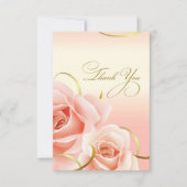 Dank je voor het bijwonen van jubileumfeest kaarte bedankkaart (Voorkant)