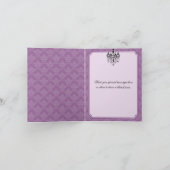 Dank je voor het Bruids Bruiloftsfeest Thee Feestj Bedankkaart (Binnen)